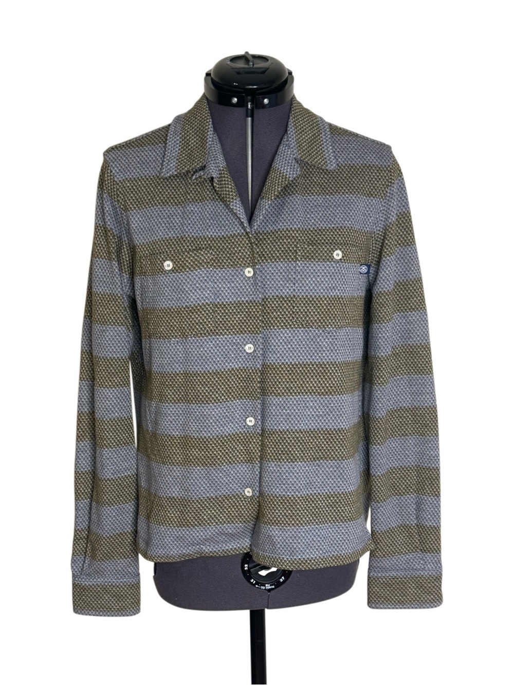 STUSSY Stripe Pocket Button Up Shirt